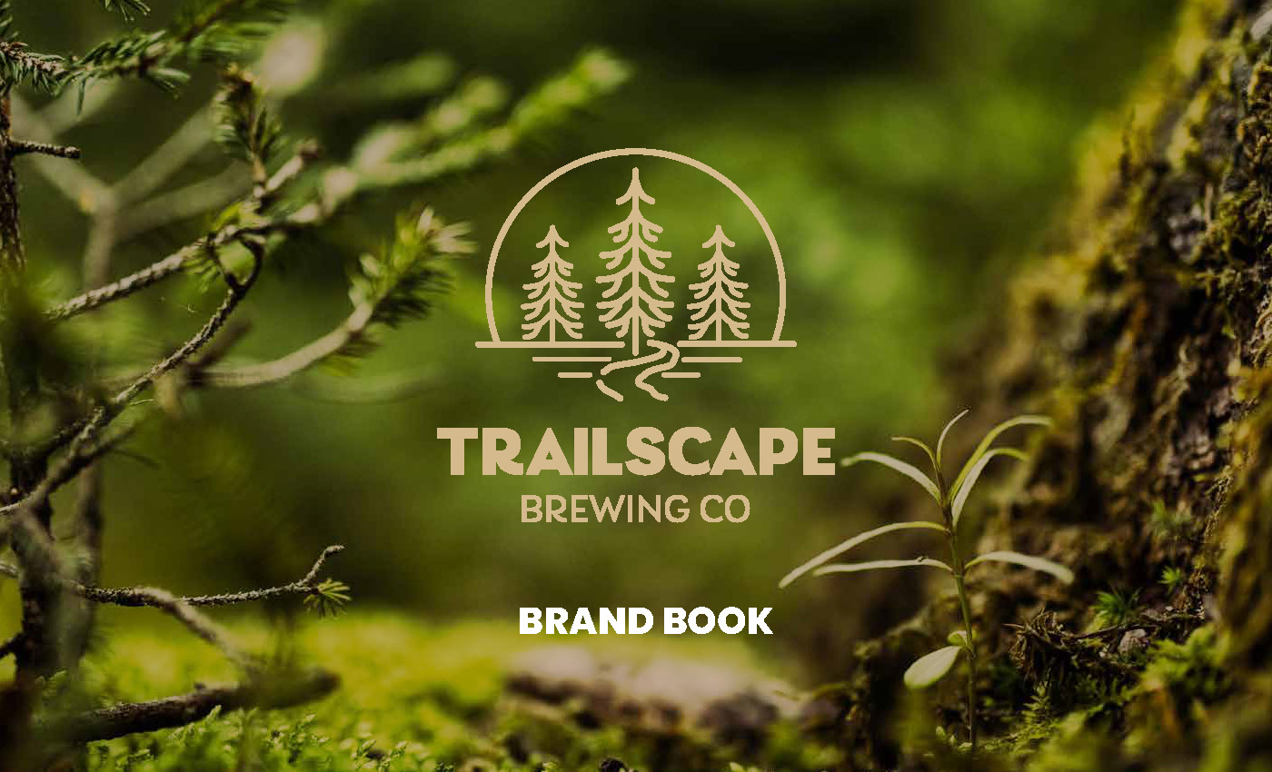 Trailscape Brewing Co — brand book cover